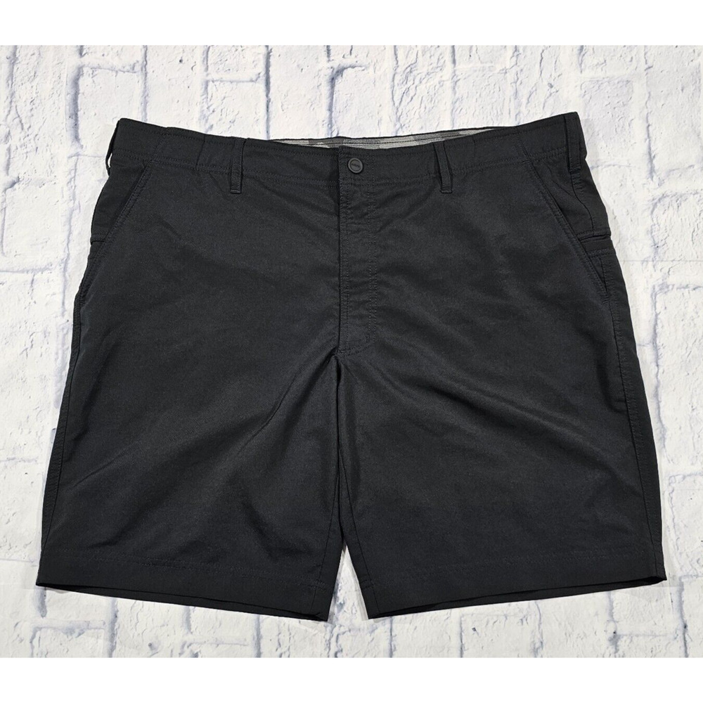 Solaris MENS SIZE 42 Black Active Golf Shorts Casual Preppy